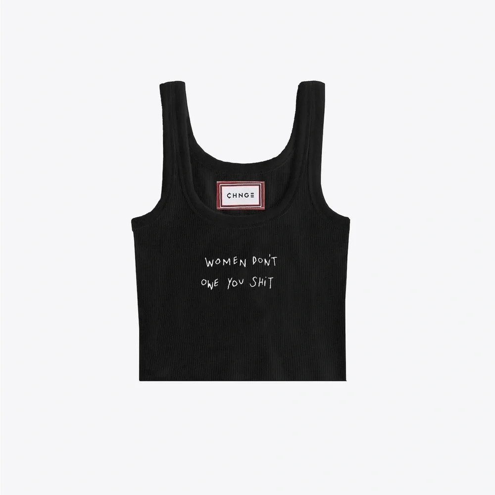 “Women Don’t Owe You Sh@t” Ribbed Tank - Picture 9 of 10